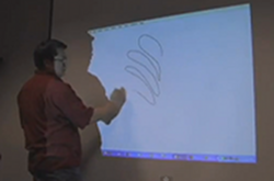 Wiimote whiteboard